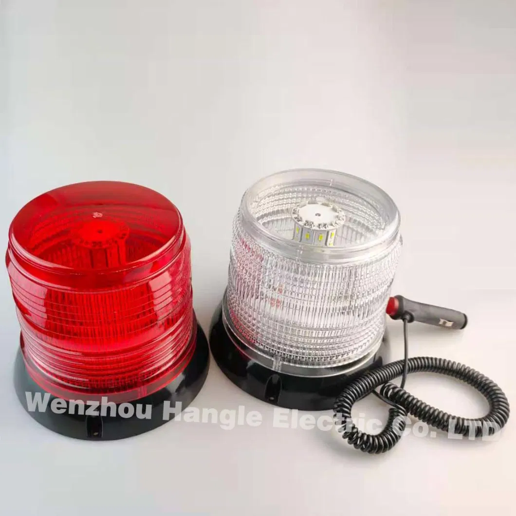 Ltd6166 80LED 12V White Traffic Strobe Lamp Safety Flashing Emergency Security Car Warning LED Beacon Light