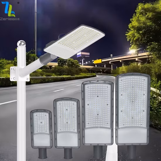 Venda por grosso de alumínio personalizado exterior estrada jardim iluminação de inundação à prova de água IP67 50W 100W 150W 200W tudo em um LED bifacial automática luz de rua solar
